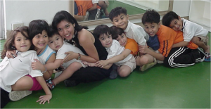 Marita-with-Preschool-Kids-on-a-line