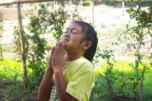 praying