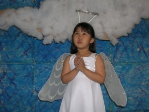 Angelic look